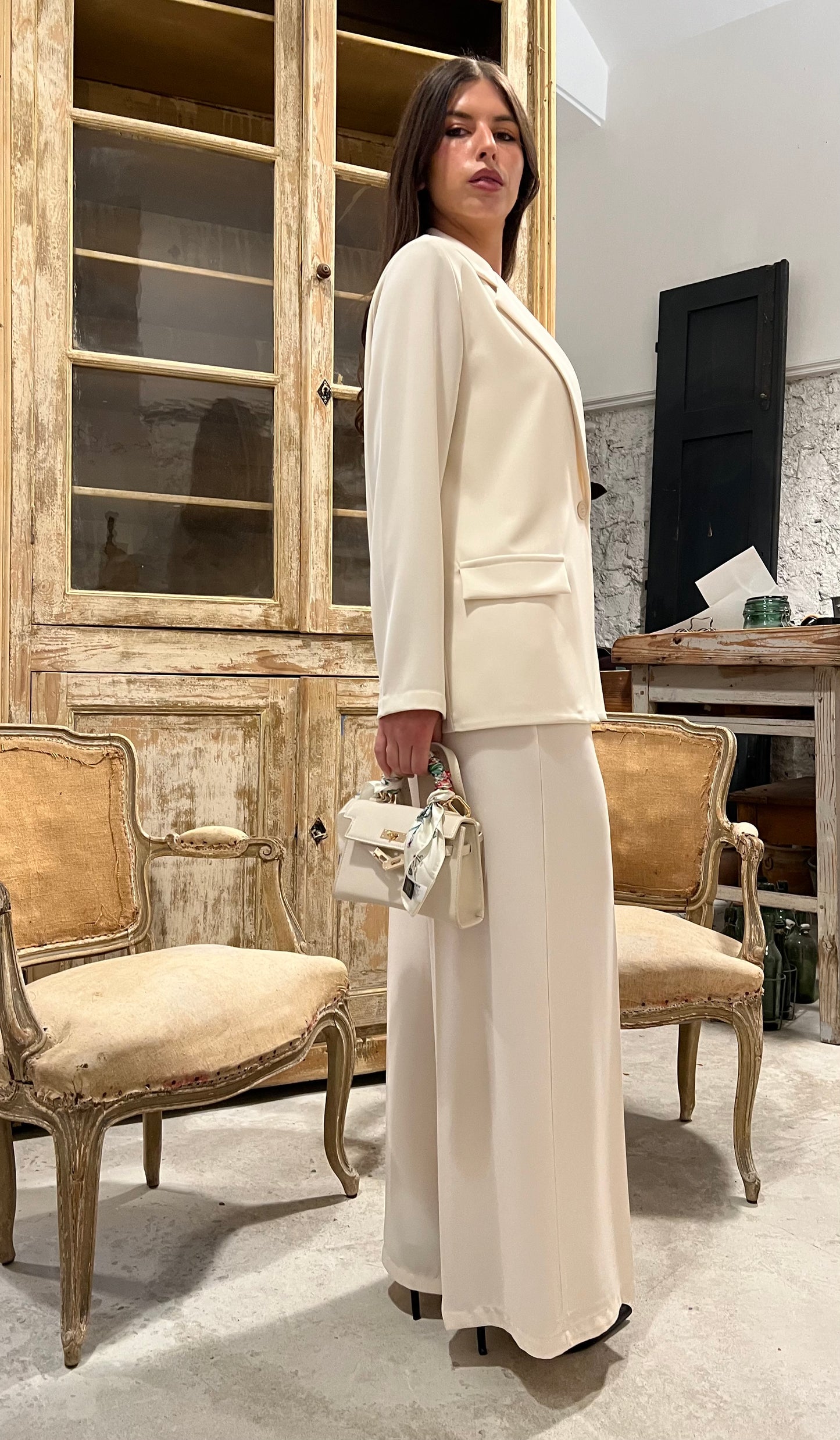Pantalone Cady panna