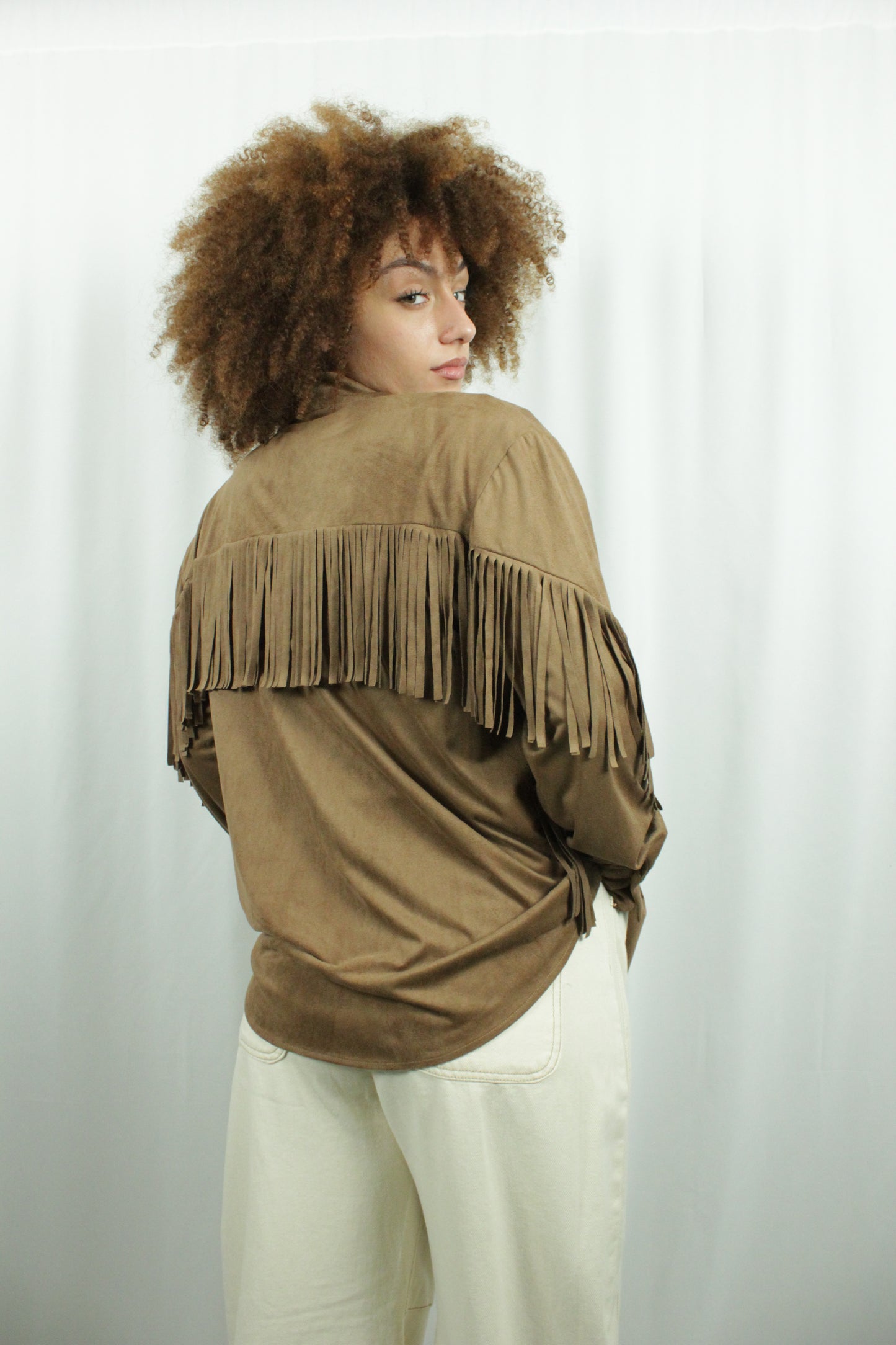 Camicia ecocamoscio
