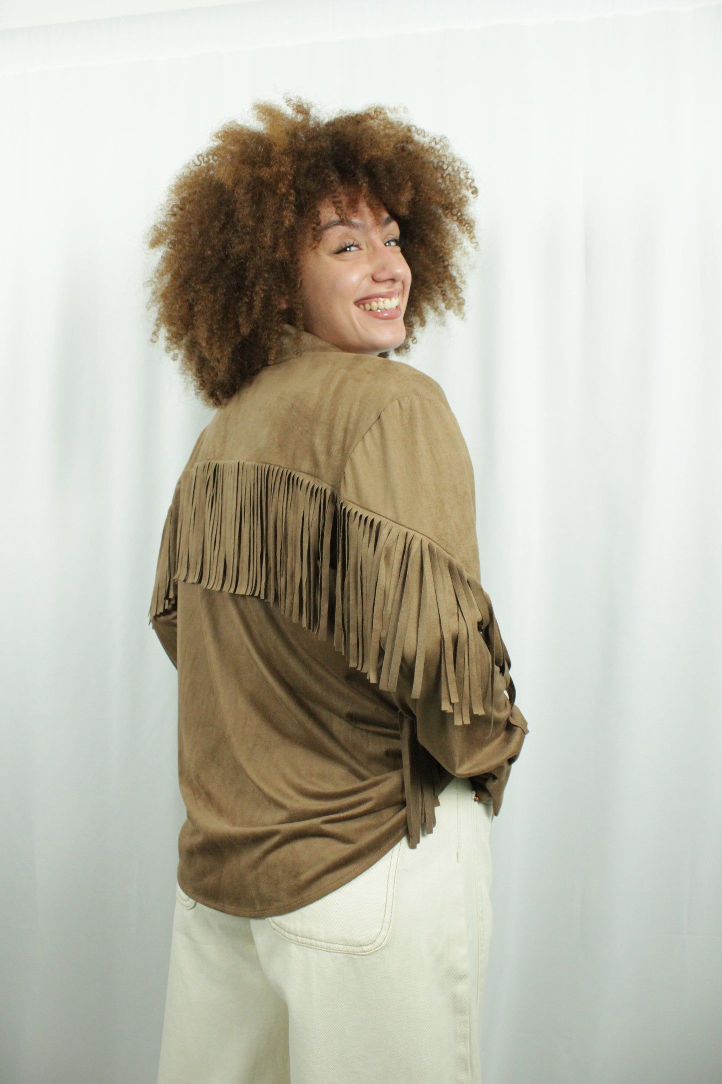 Camicia ecocamoscio