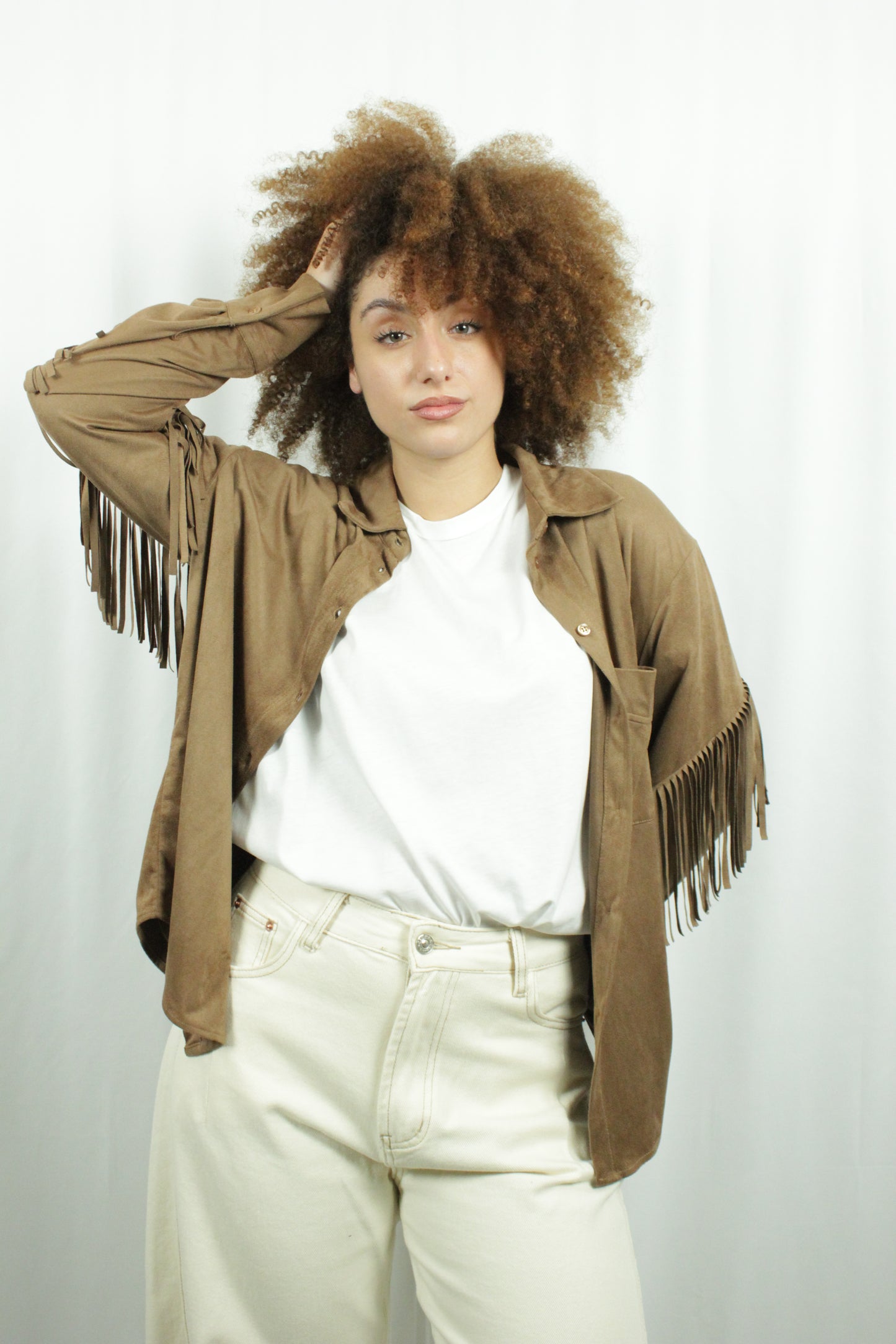Camicia ecocamoscio