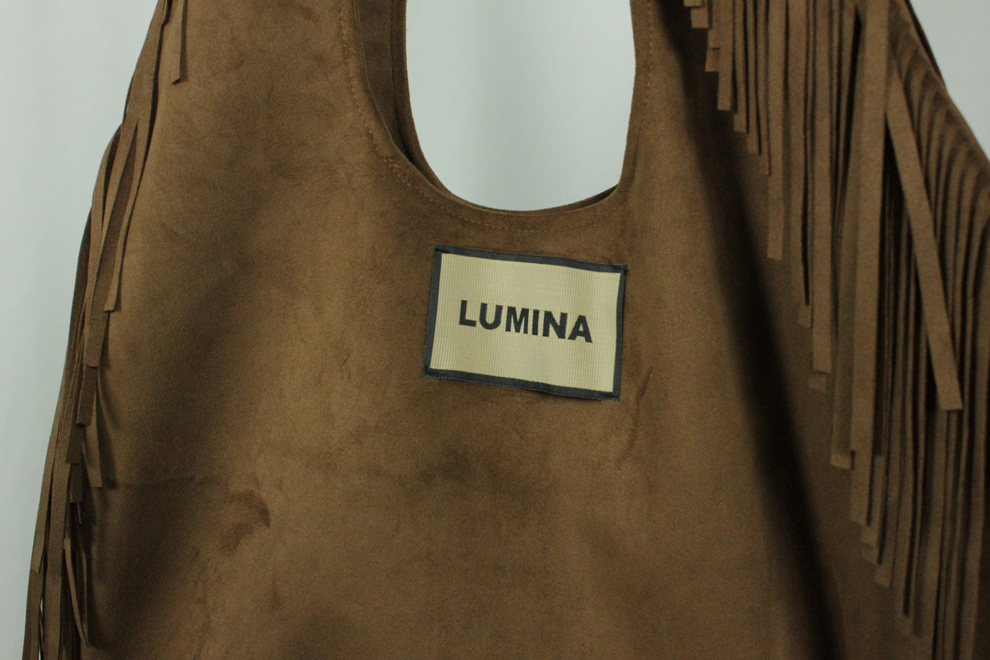 Borsa Lumina in camoscio