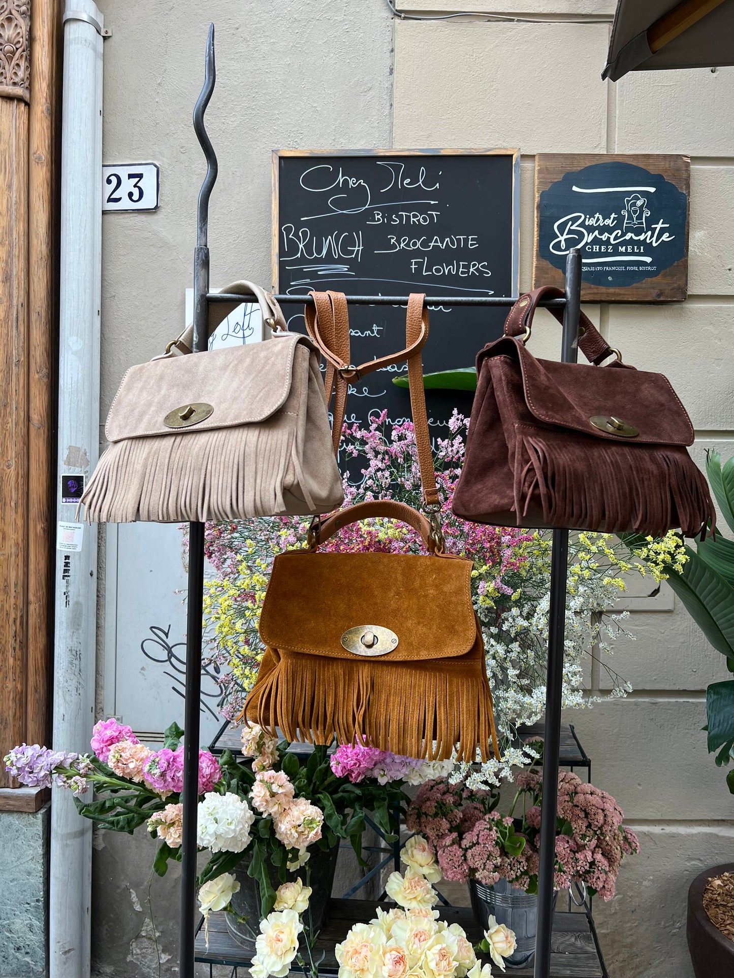 Borsa camoscio