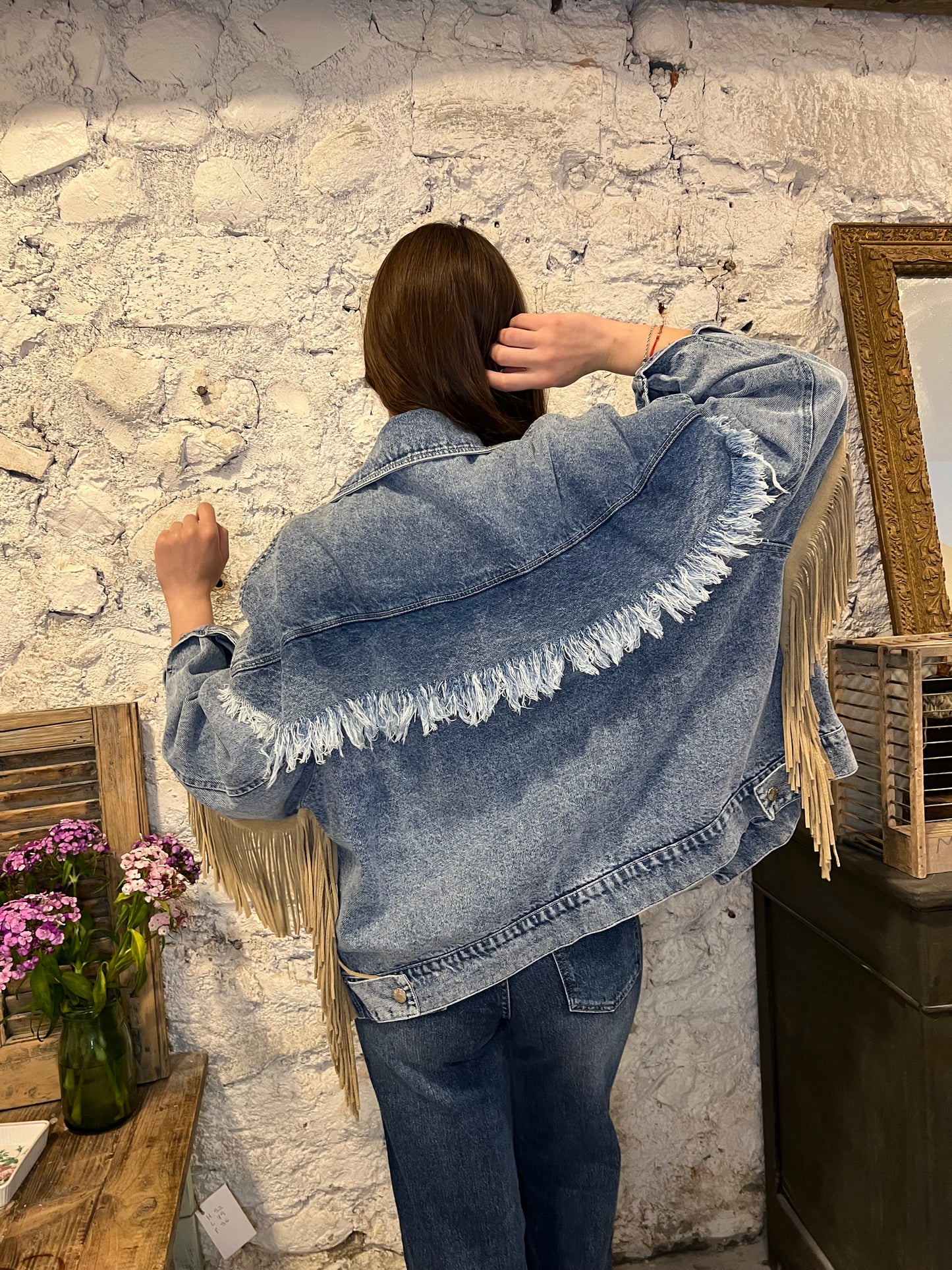 Giubbotto Jeans e Camoscio