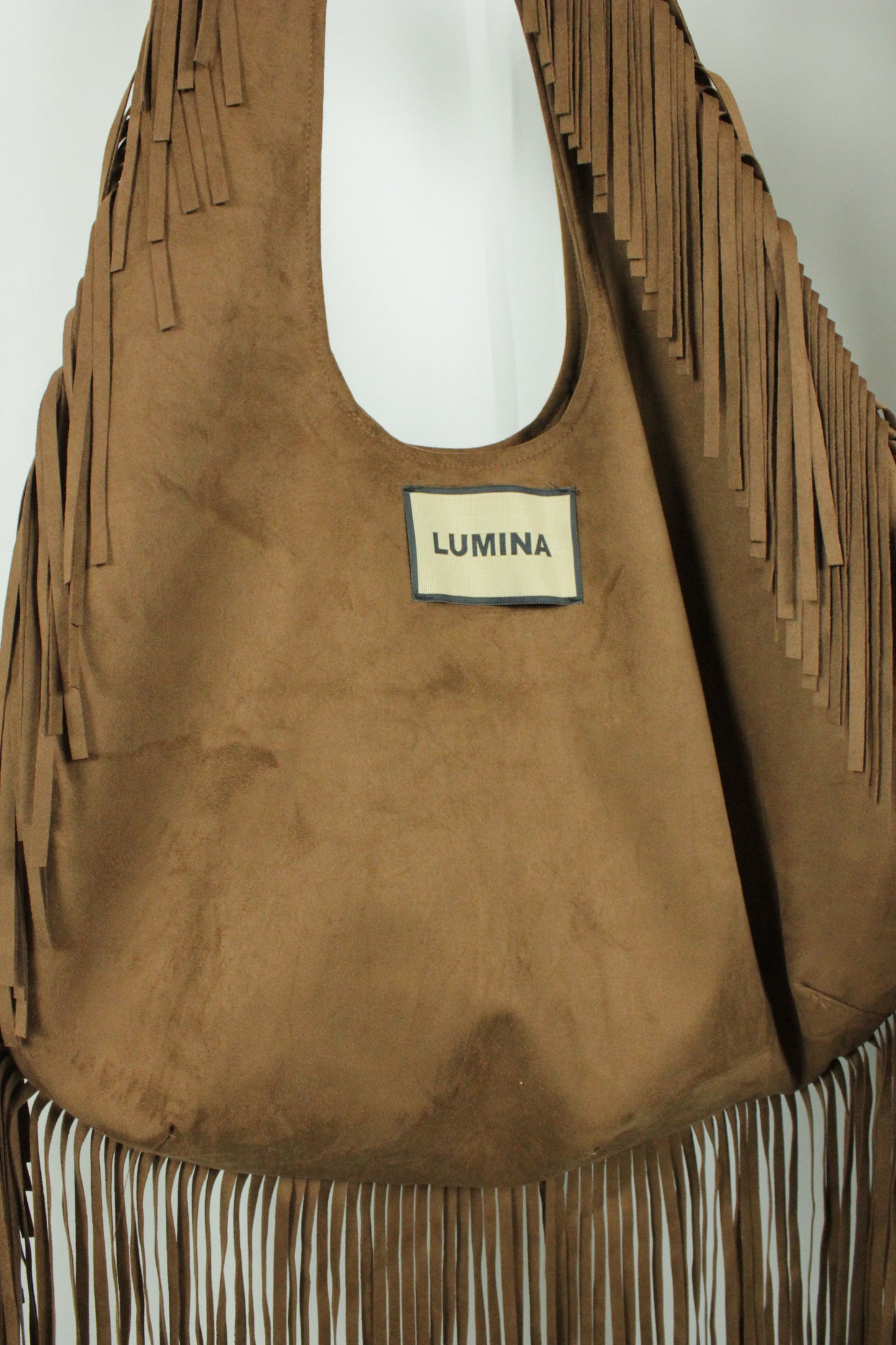 Borsa Lumina in camoscio