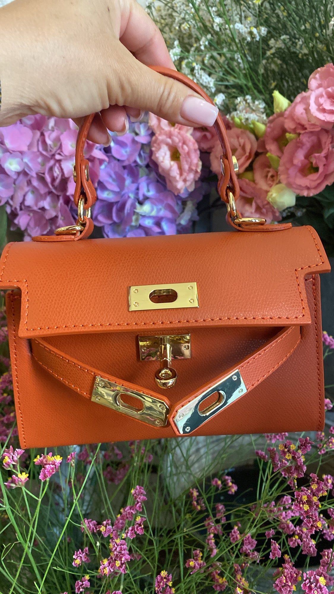 Mini-Bag vera pelle