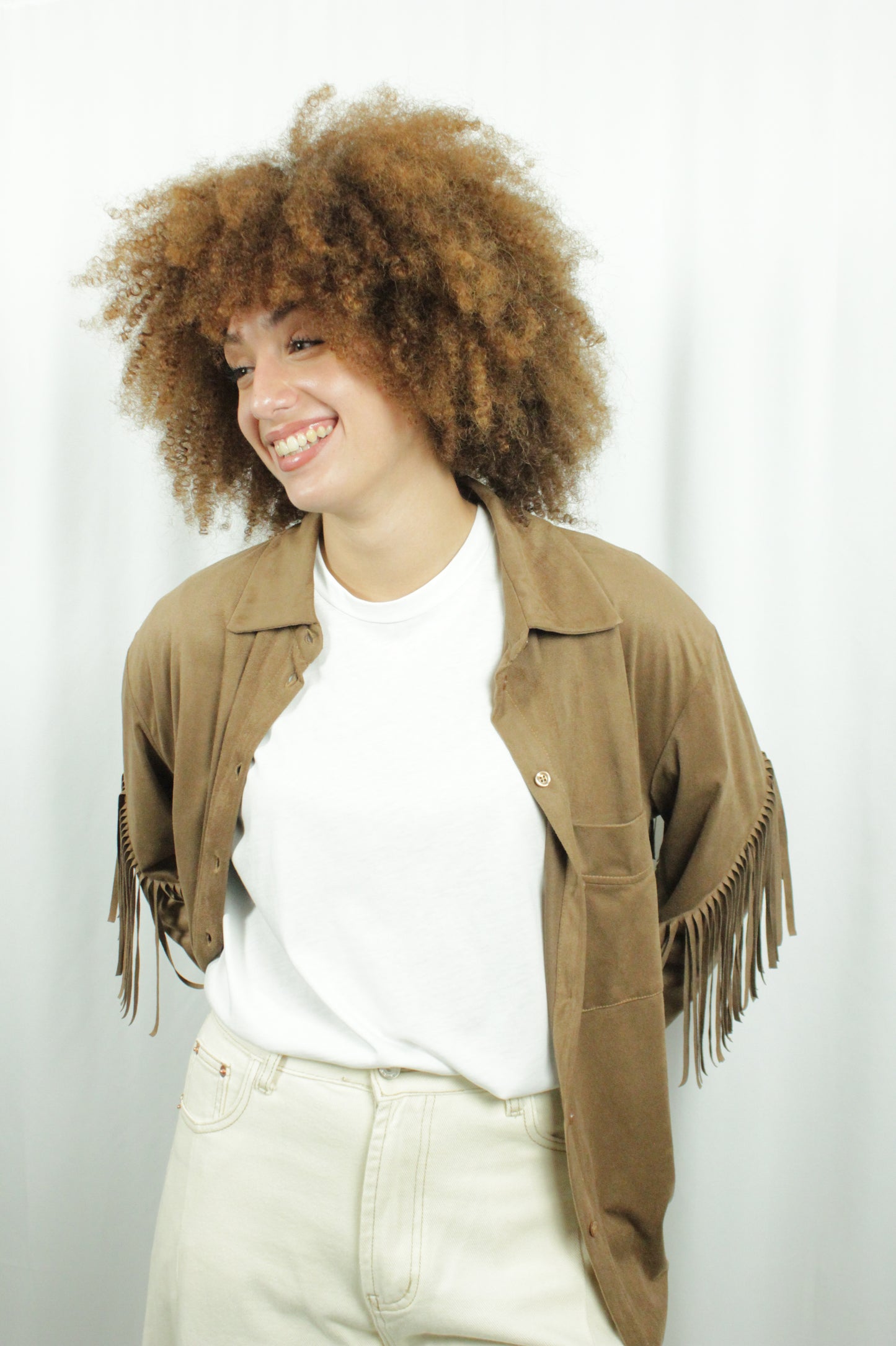 Camicia ecocamoscio