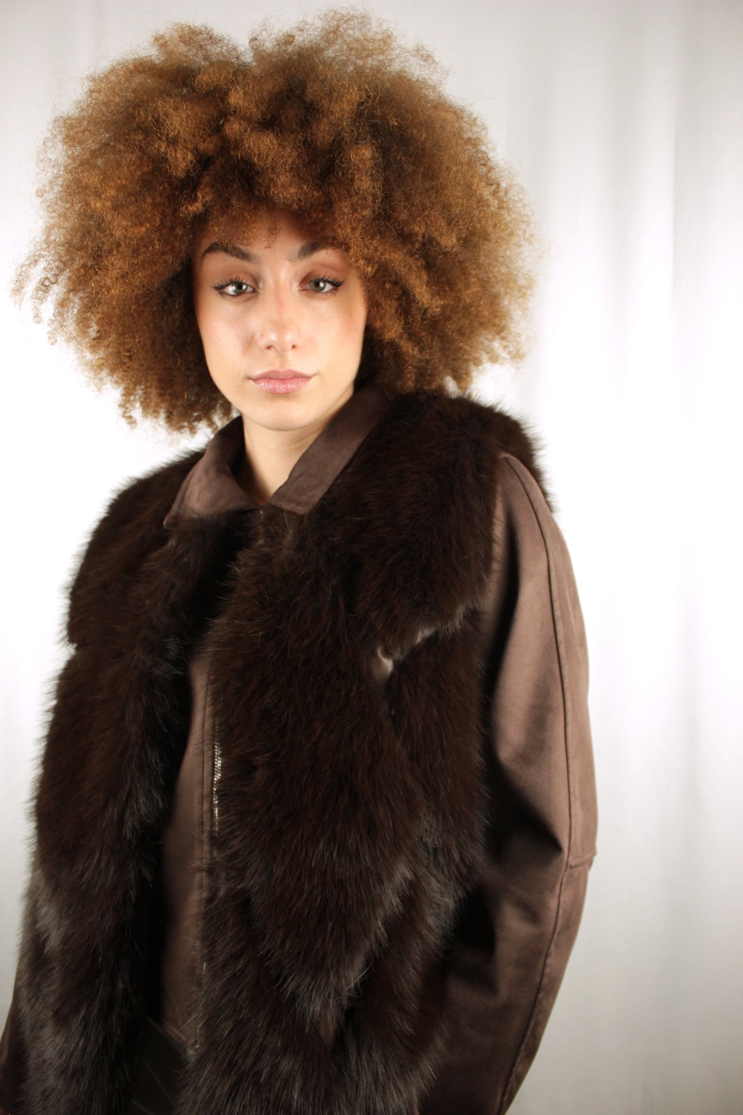 Gilet pelliccia in ecopelle