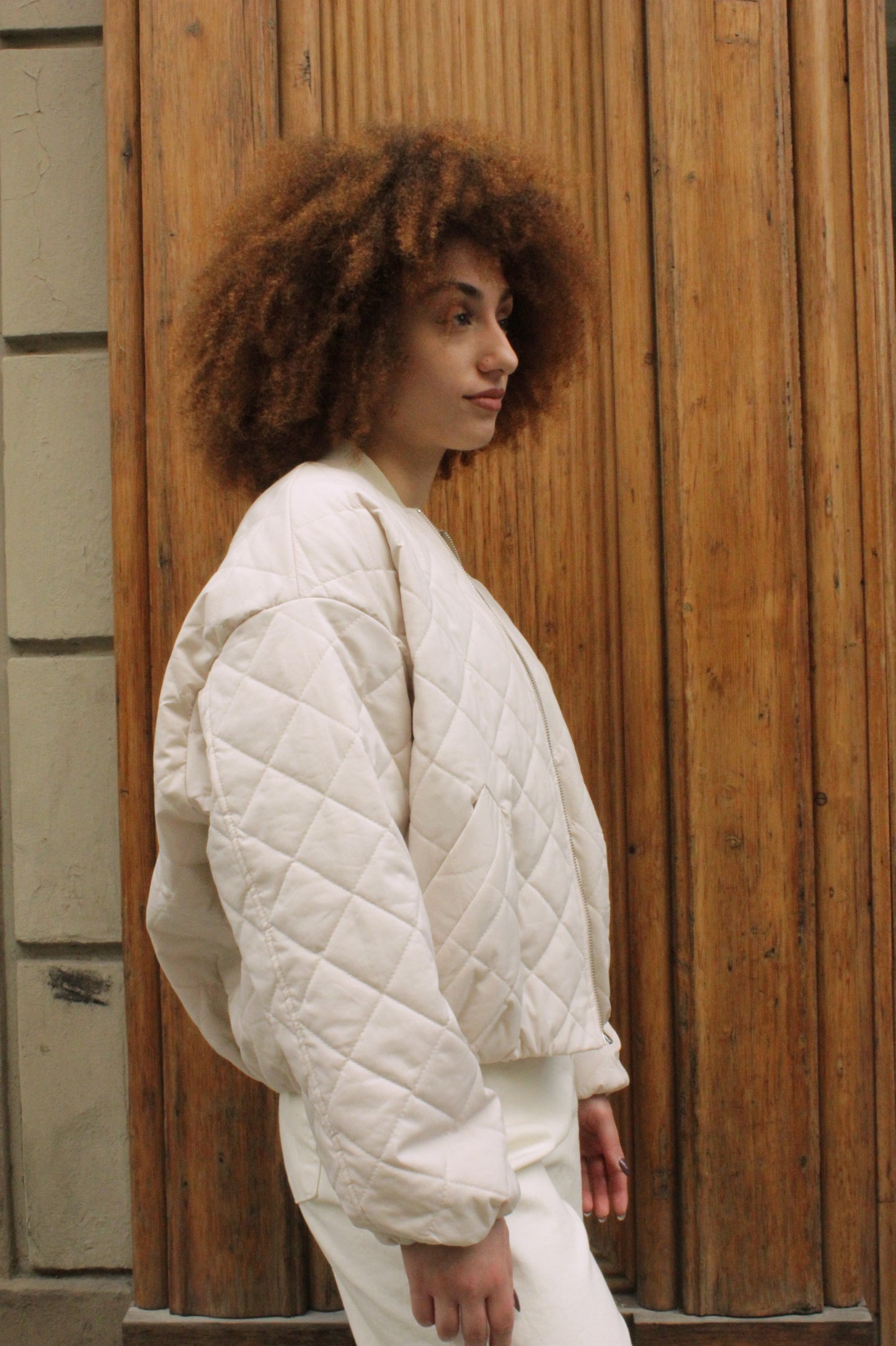 Bomber trapuntato Lumina
