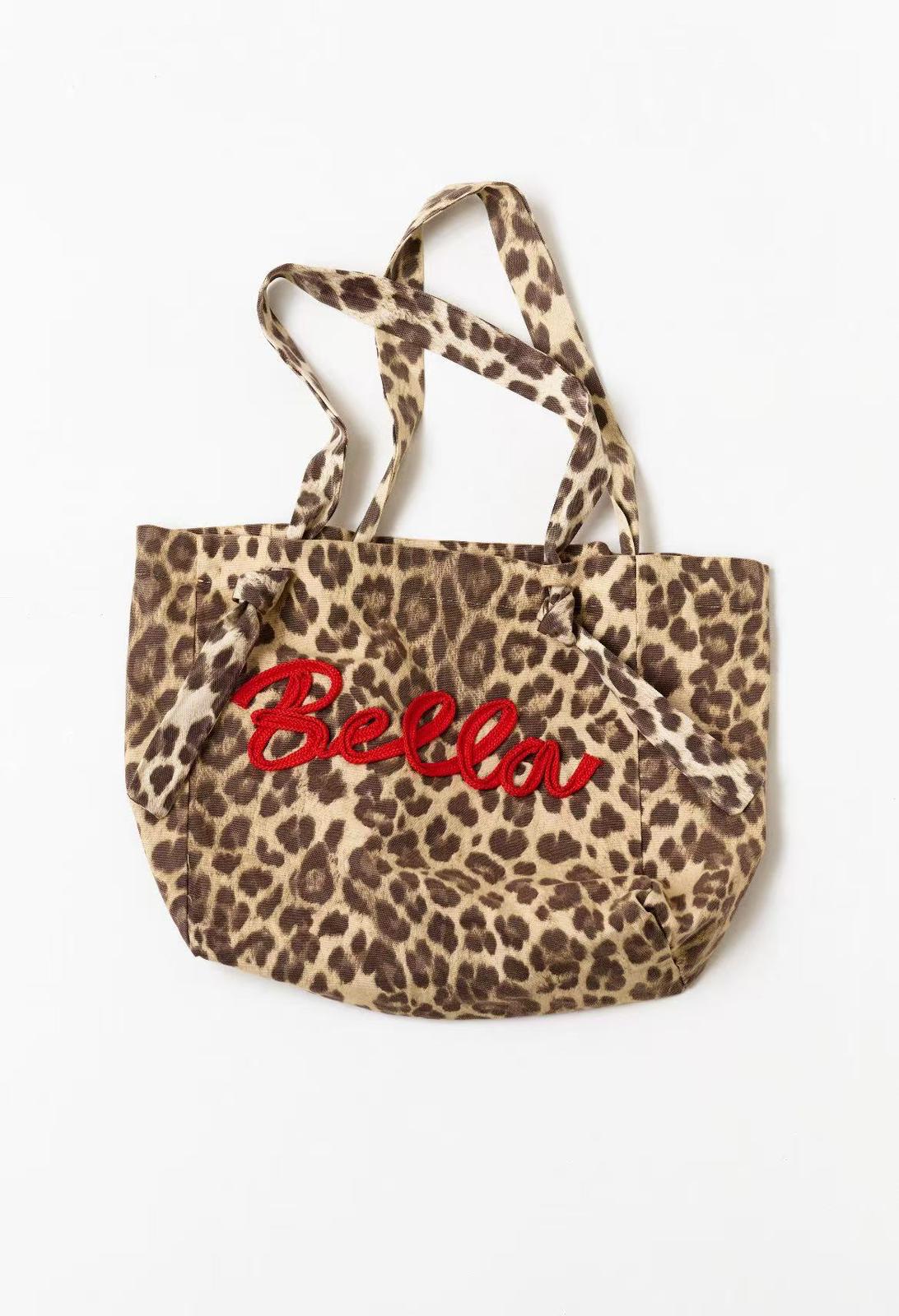 Bag in cotone con scritta
