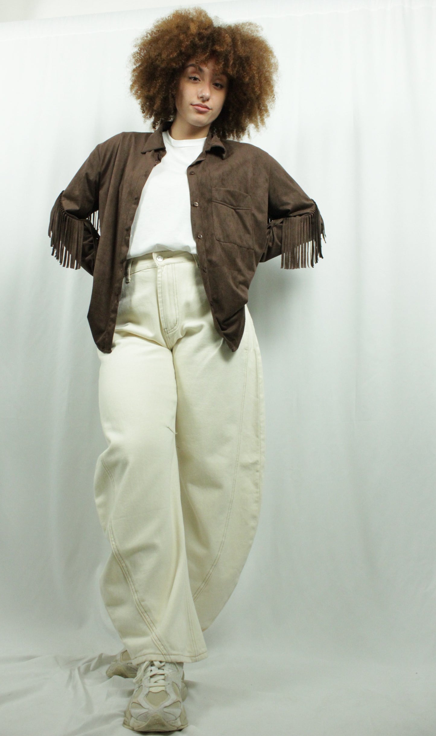 Camicia ecocamoscio