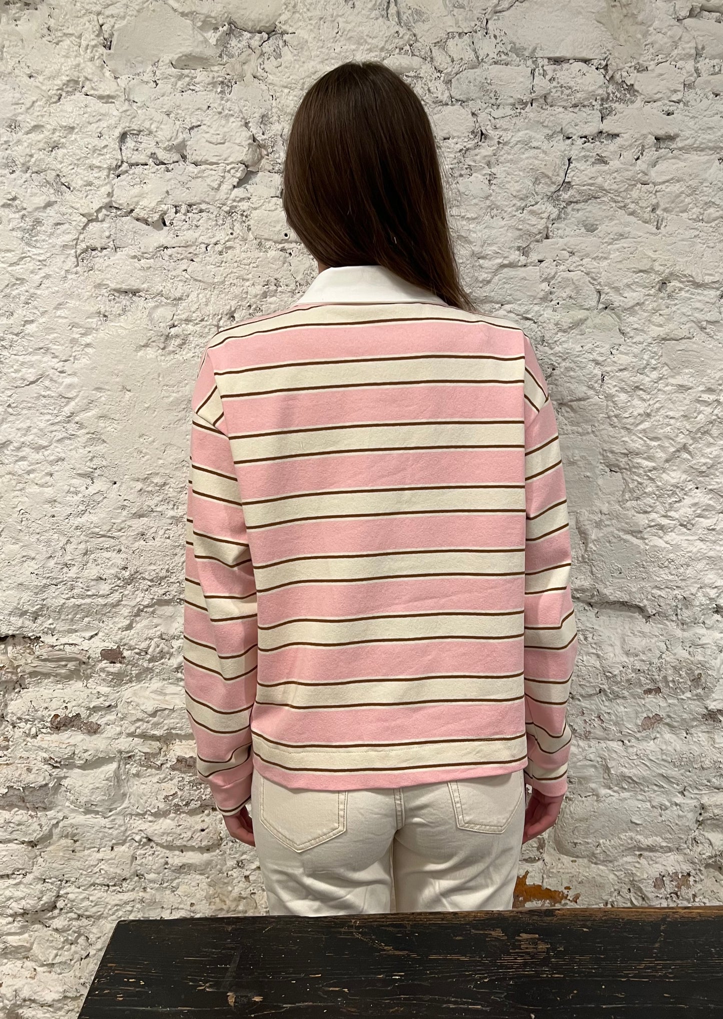 Maglia polo a righe