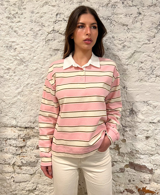 Maglia polo a righe