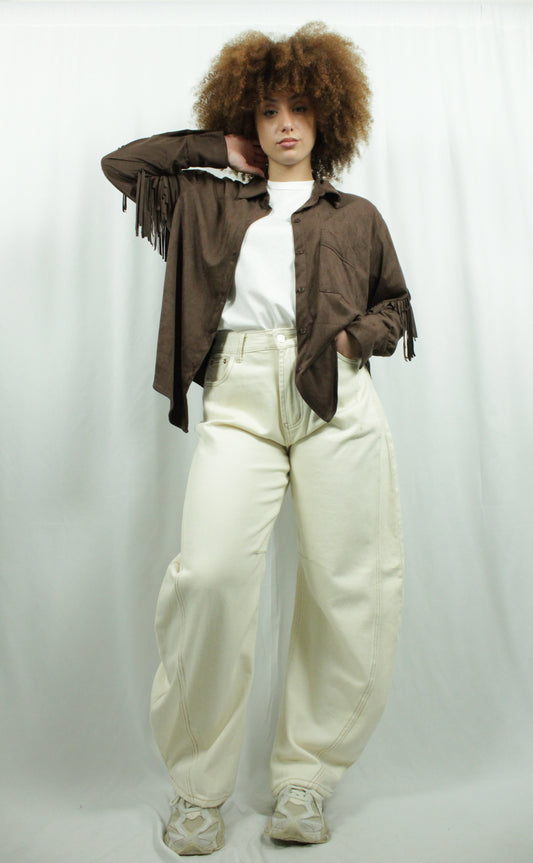 Camicia ecocamoscio