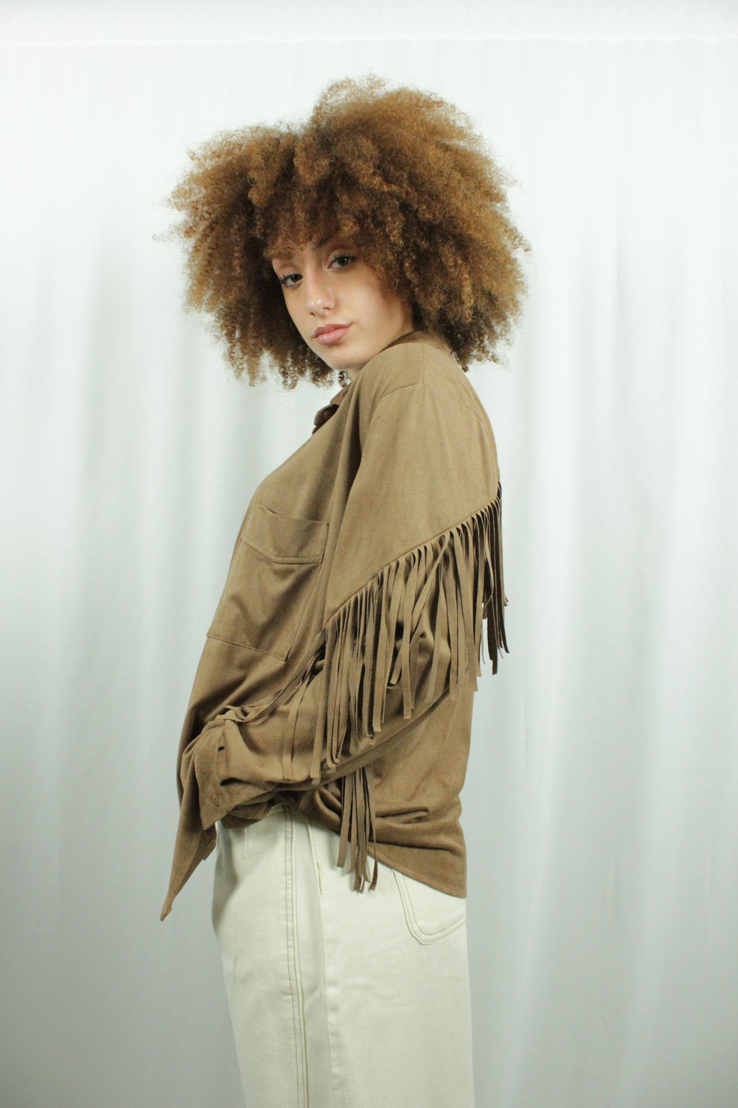 Camicia ecocamoscio