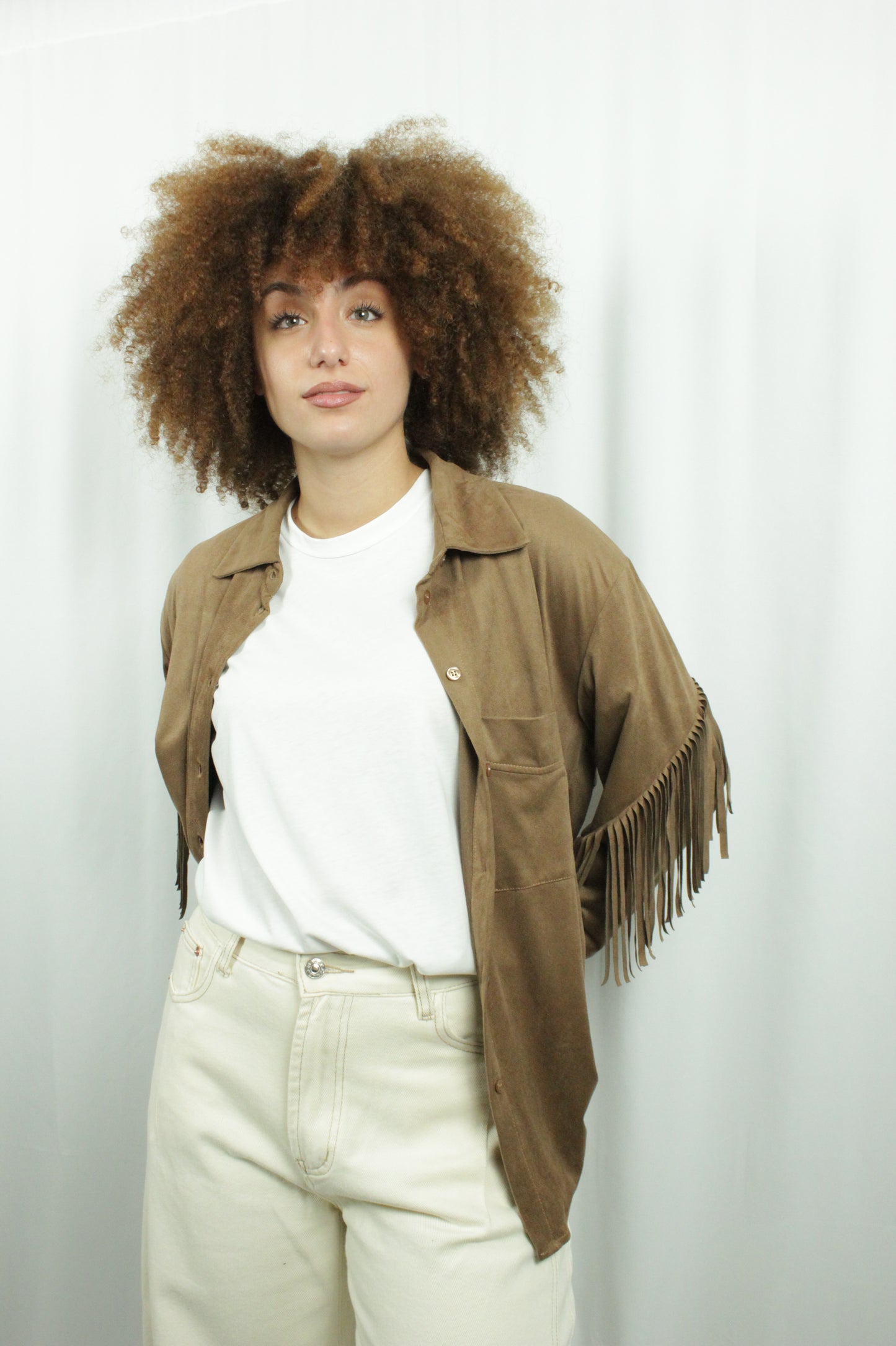 Camicia ecocamoscio