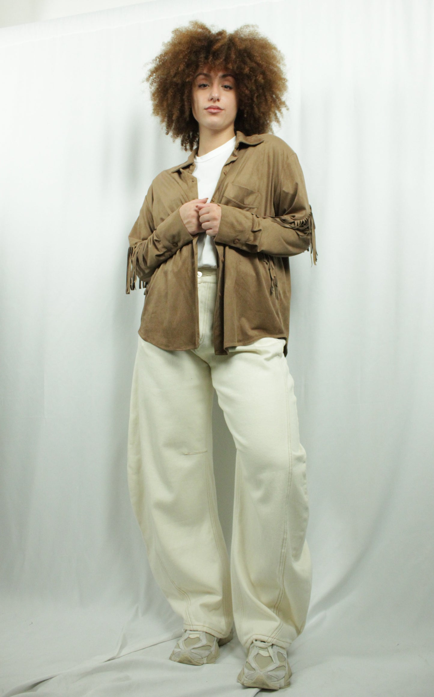 Camicia ecocamoscio