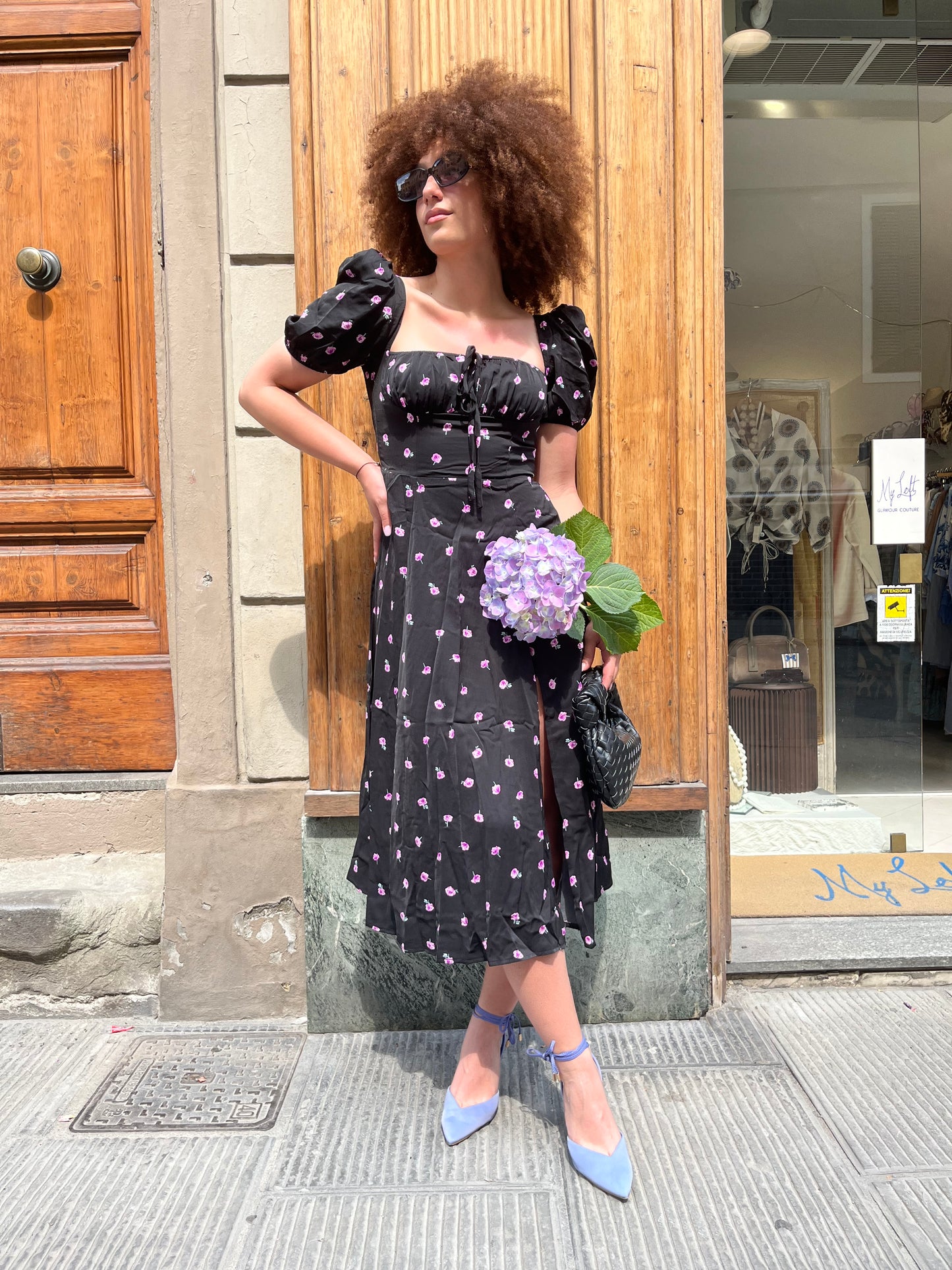Abito con fiori