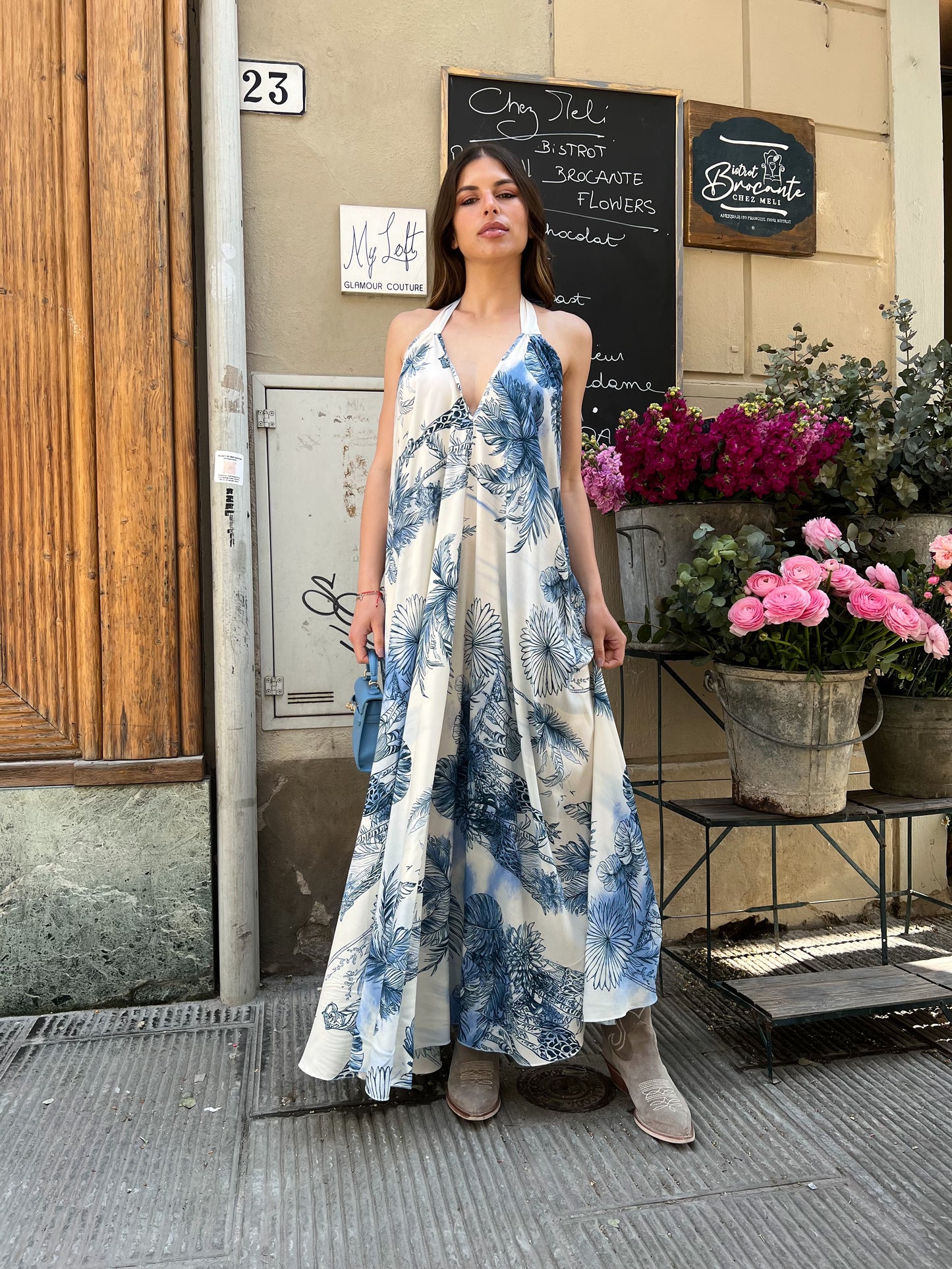 Abito azzurro