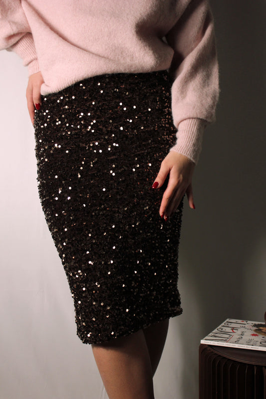 Longuette paillettes