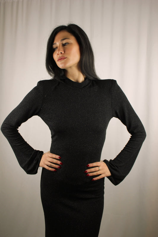 Abito lungo in lurex Lumina