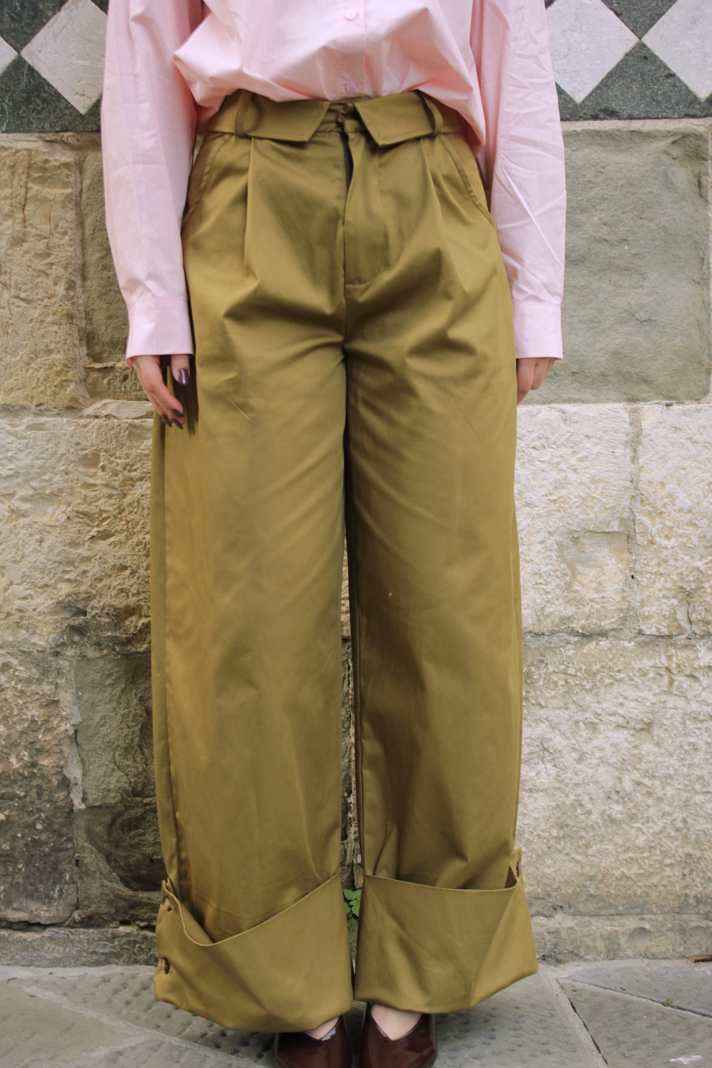 Pantalone verde over Lumina
