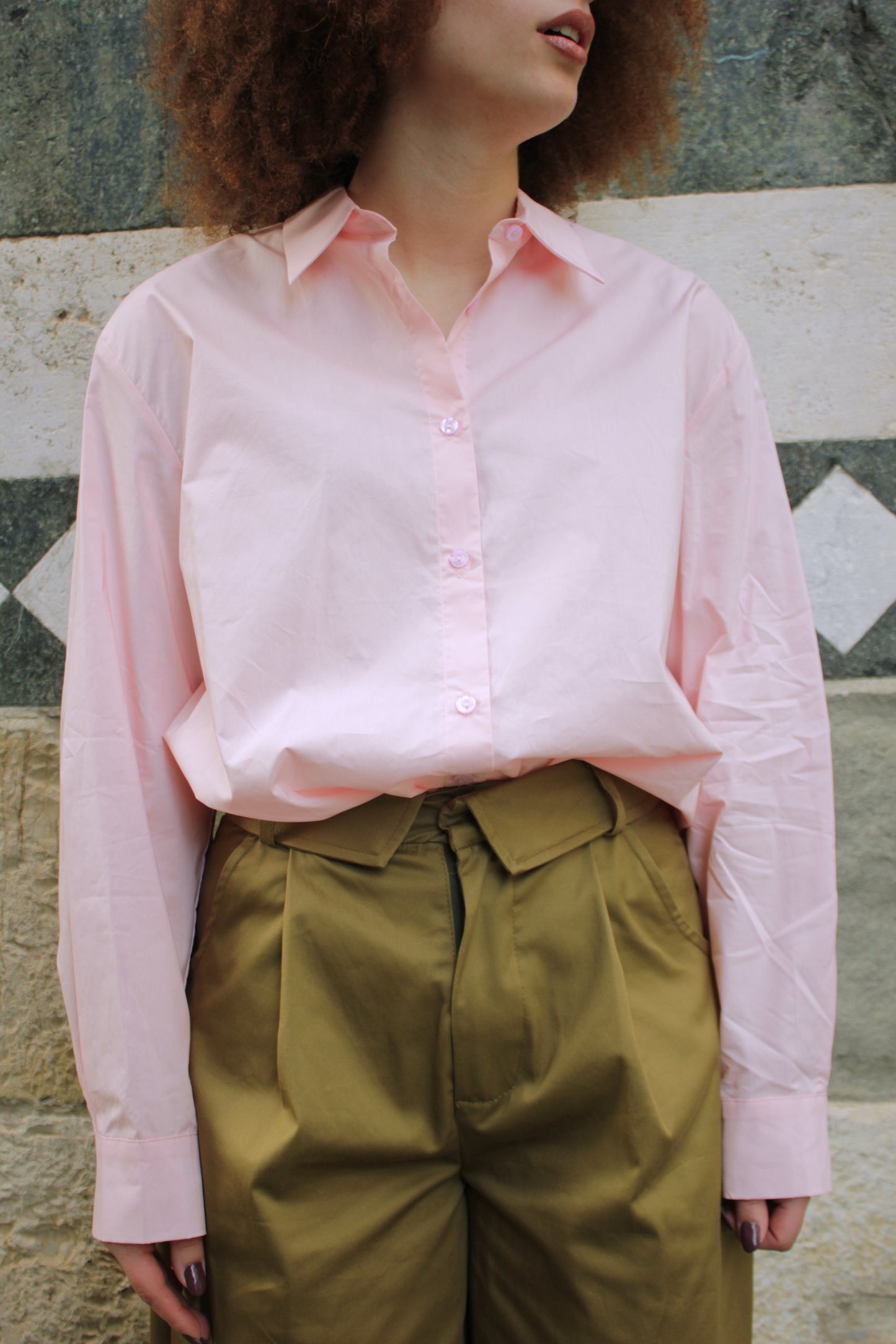 Camicia rosa Lumina