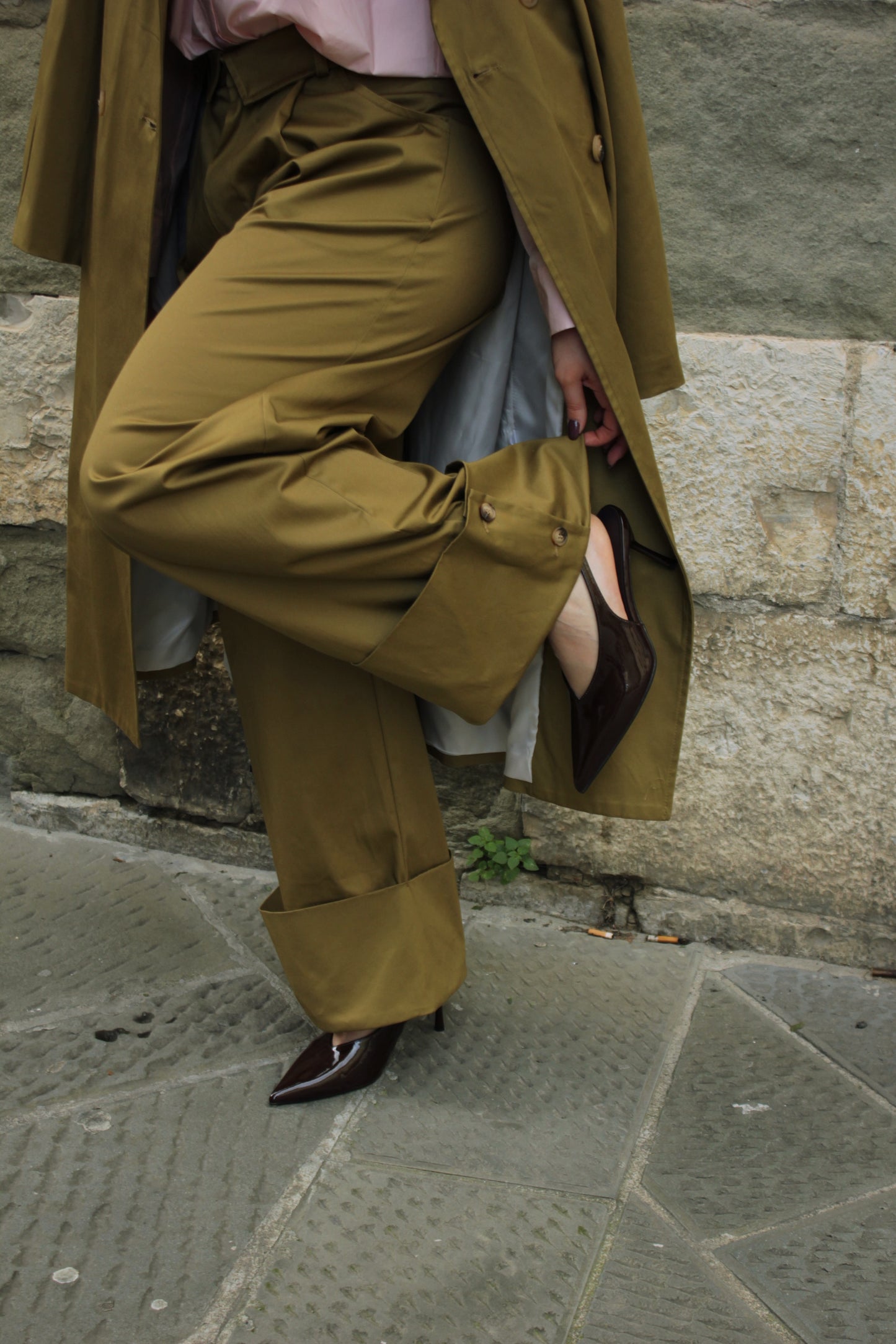 Pantalone verde over Lumina
