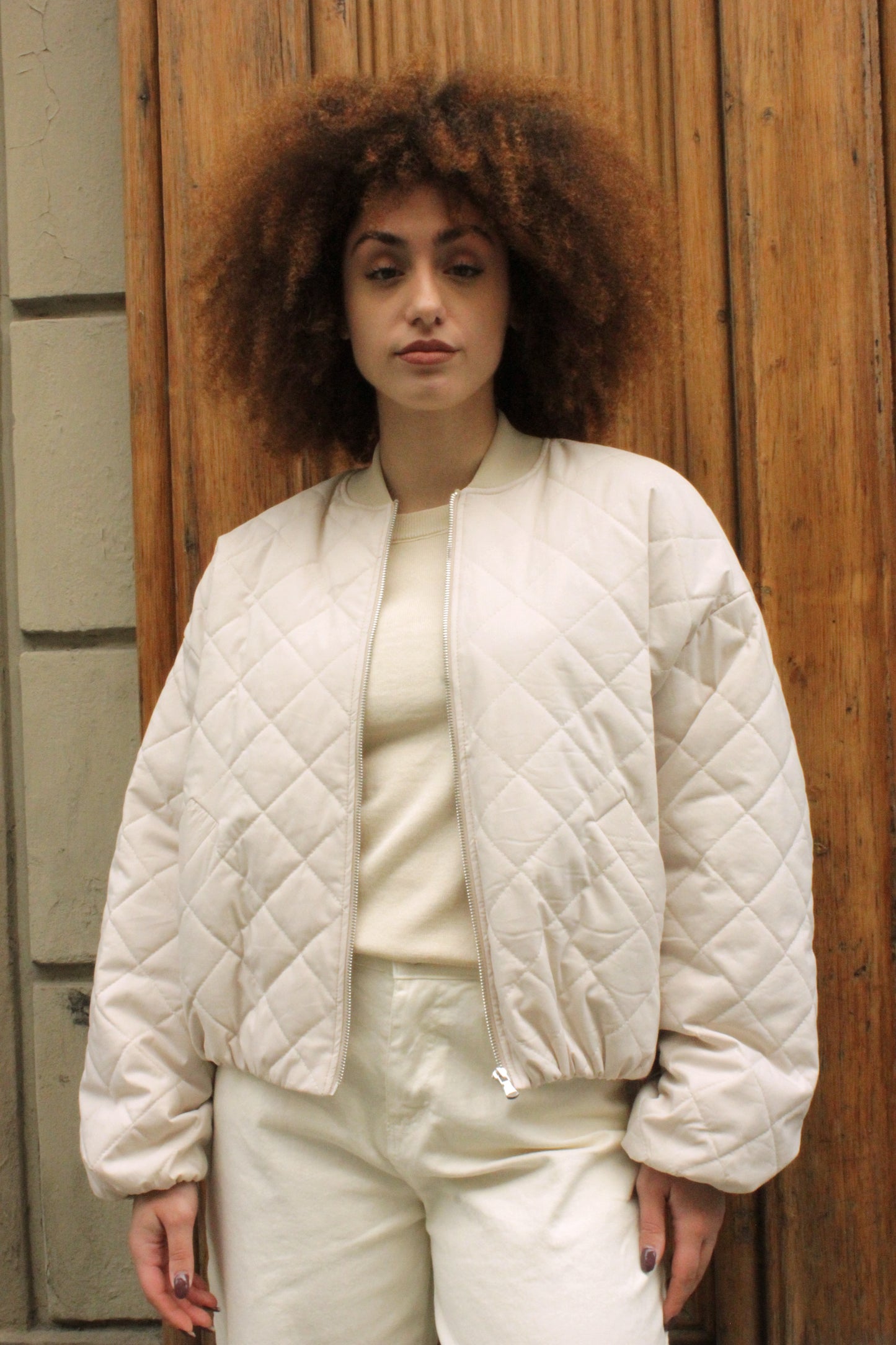 Bomber trapuntato Lumina