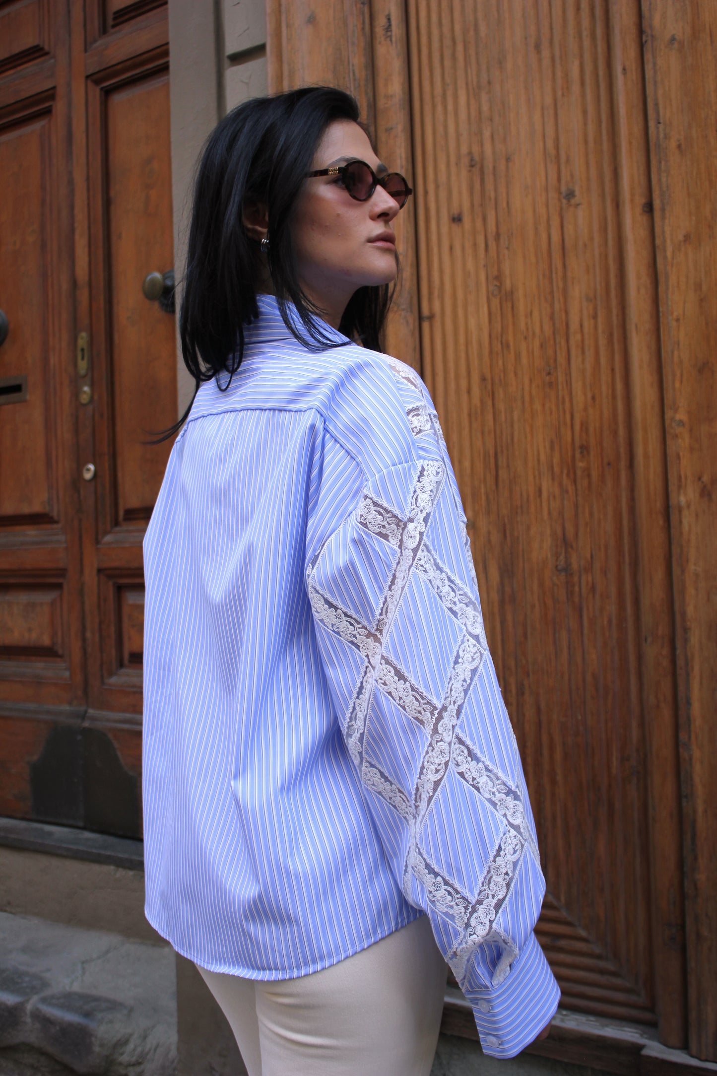 Camicia Pizzo Lumina