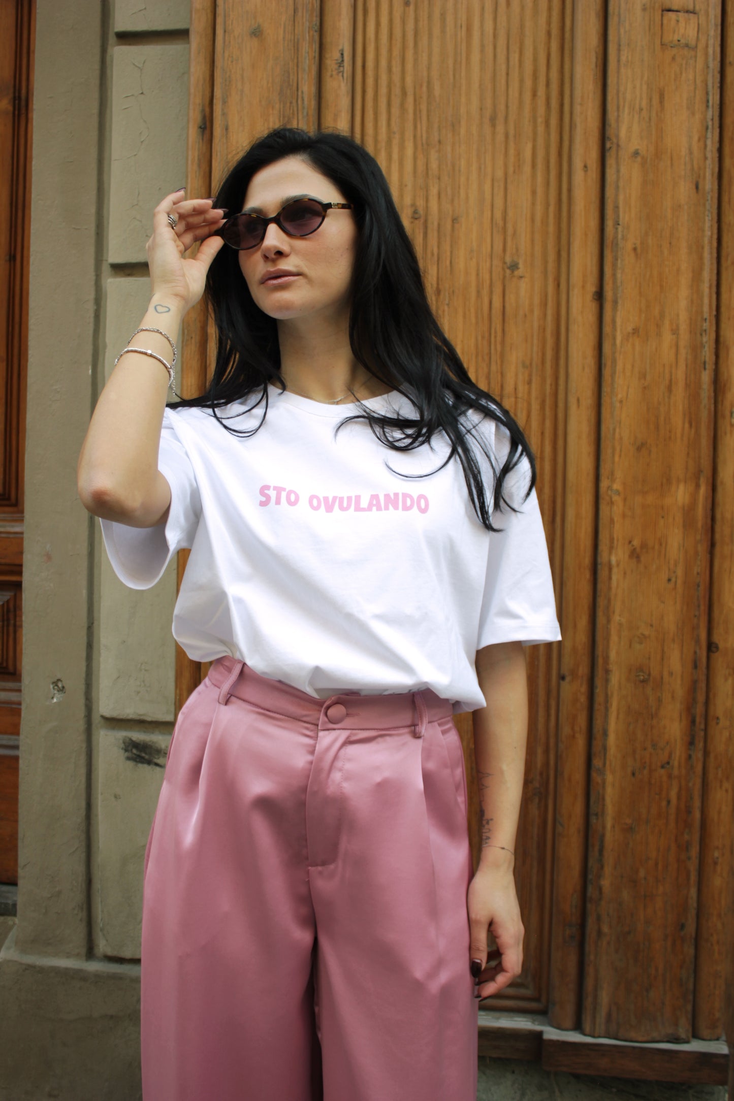T-shirt "sto ovulando"