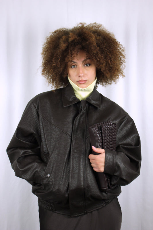 Giubbotto ecopelle Lumina